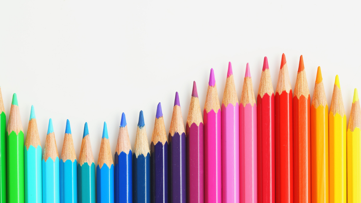 Students enjoying a calm drawing activity